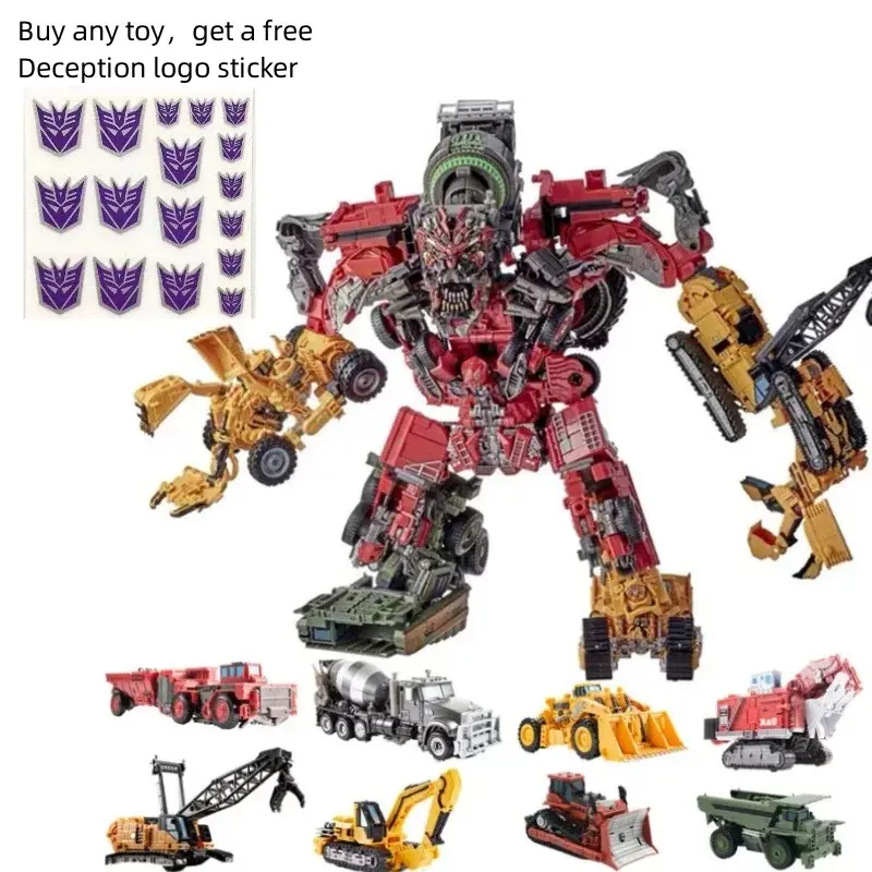Aoyi SS Devastator KO TF5 Metal Overload Roaring Roll Constru Vehicle Bonecrusher Mixmaster Transformation Toys Action Figure