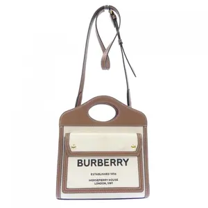 Pre-owned BURBERRY Canvas Shoulder Bags Pocket Bag Handbag/20241015033