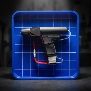 Arc Raiders Inspired Snaphook Prop Collectible with Blueprint Display
