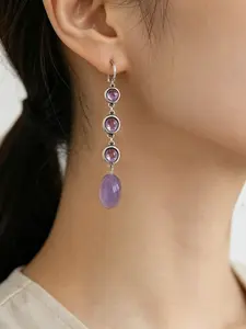 New Retro Long Tassel Beaded Earrings, Elegant Hanfu Qipao Accessories, Women's High-End Unique Ear Jewelry, Versatile Butterfly Knot Earrings