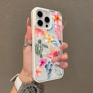 Premium Magnetic Phone Case for iPhone11/12/13/14/15/16/promax Marine Life y2k cased MagSafe Ready, Anti-Fall, Springtok and Ultra-Thin Design |   Perfect for Everyday Use Protector Screen Protector