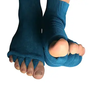 Breathable Yoga Exposed Toe Socks Women Cotton Open Five Finger Socks Correction of Thumb Eversion