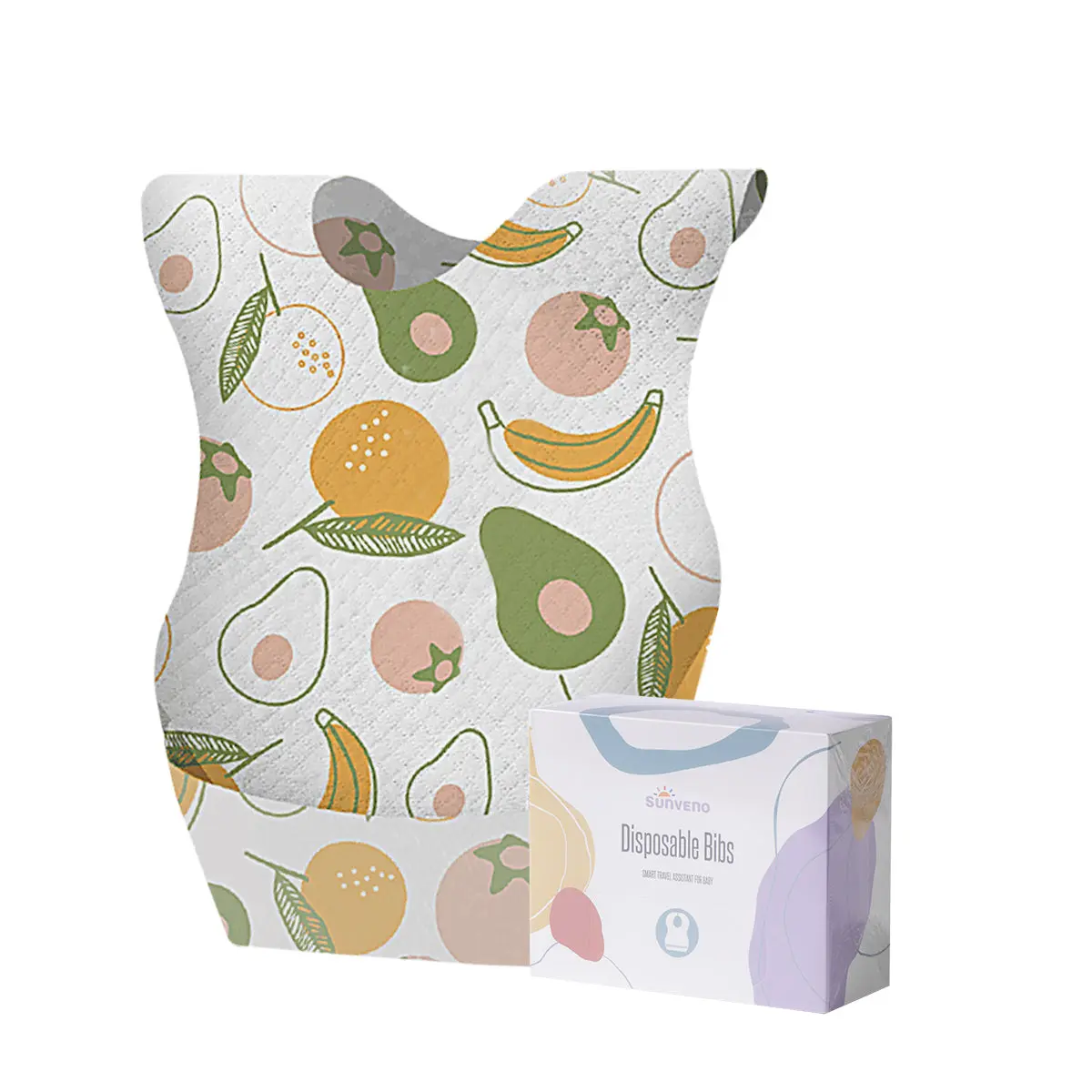 20 Pcs Disposable Baby Bibs 20 Pcs Disposable Baby Bibs