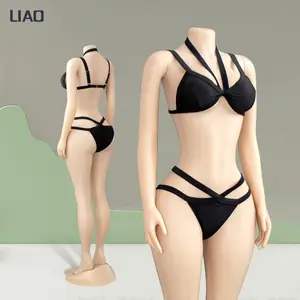 plastic bbl mannequins female Big breasts big ass sexy girl manikin Bikini Underwear display for clothing shop