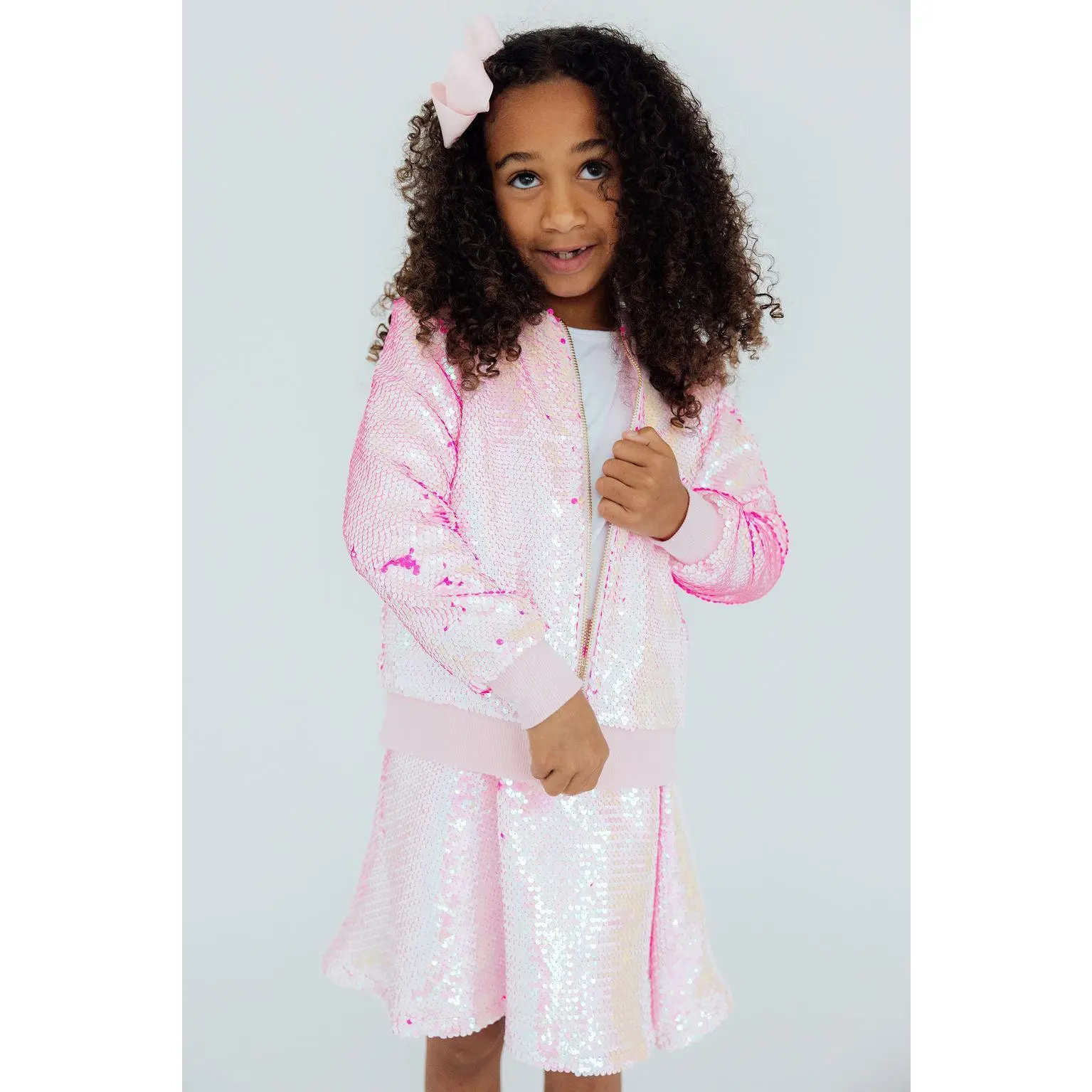 Diva Pink Flip Sequin Jacket