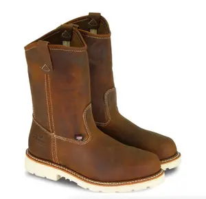 Thorogood Men's American Heritage Crazyhorse Steel Toe Wellington Western Work Boots 804-4372