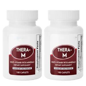 GeriCare Thera M Multivitamin Caplets, Blend of Vitamins and Minerals to Ensure Maximum Nutritional Support Antioxidant Protection Supplement, 100 Count (Pack of 2)