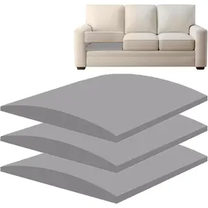 3 count Couch Cushion Support 20 * 20 inches for Sofa Cushions Sagging Replacement Inserts Seat  Board( Gray )