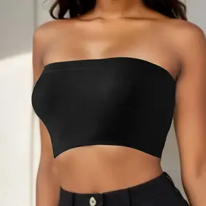 Sexy Strapless Women's Wrap Chest New  Style Backless Design Comfortable Underwear Home Clothes