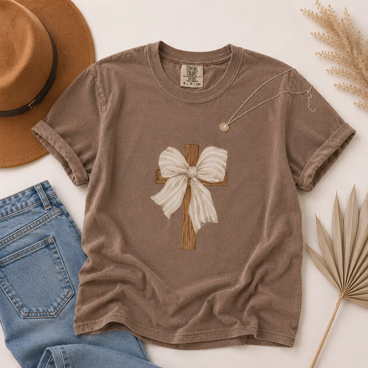 Comfort Colors Christian Easter Shirt Coquette Easter He is Risen Shirt Coquette Christian Apparel Jesus Shirt Easter Gift Religious - TrendWear USA
