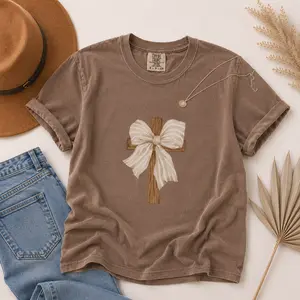 Comfort Colors Christian Easter Shirt Coquette Easter He is Risen Shirt Coquette Christian Apparel Jesus Shirt Easter Gift Religious - TrendWear USA