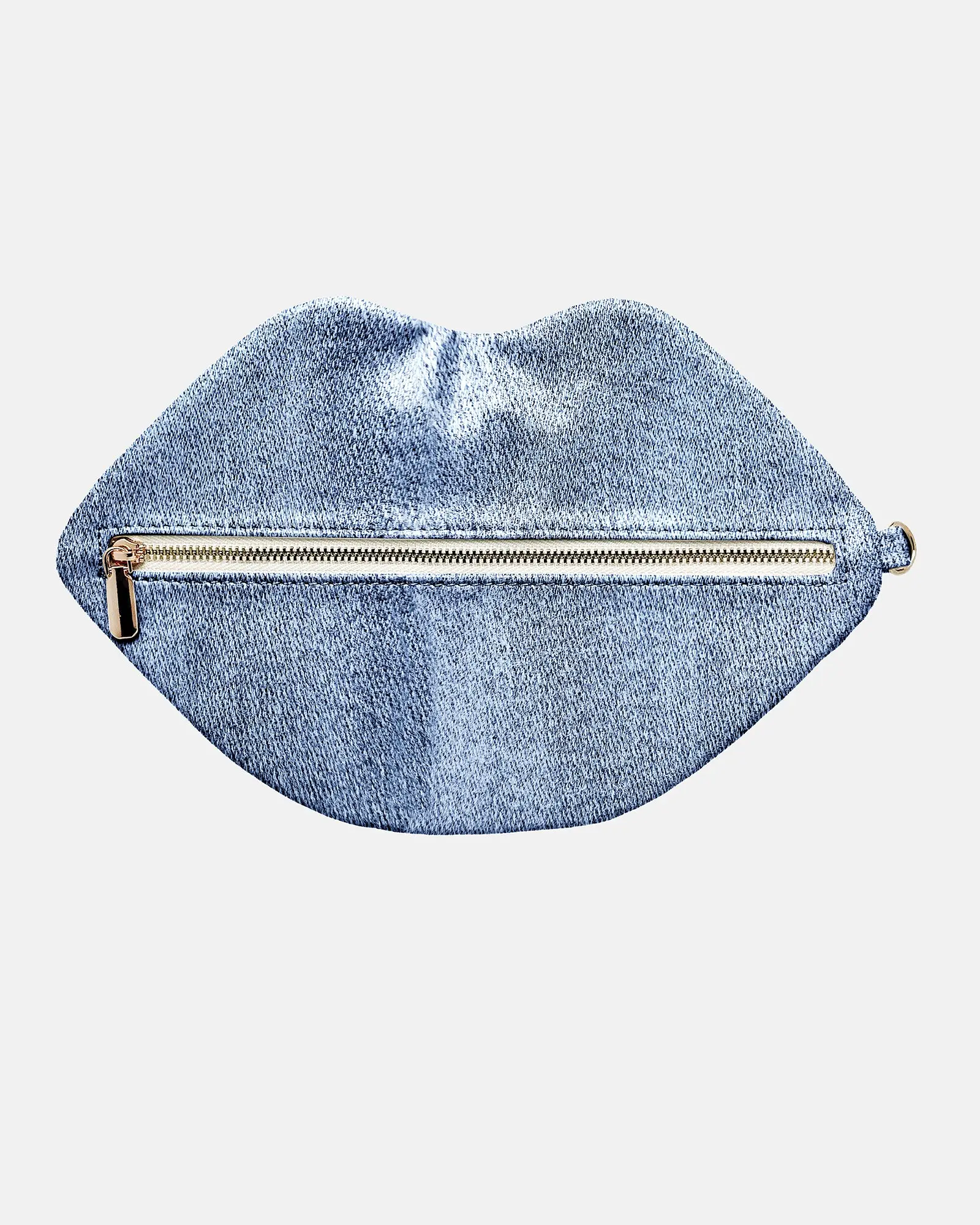 The Blake — Light Blue Denim Lip Pouch