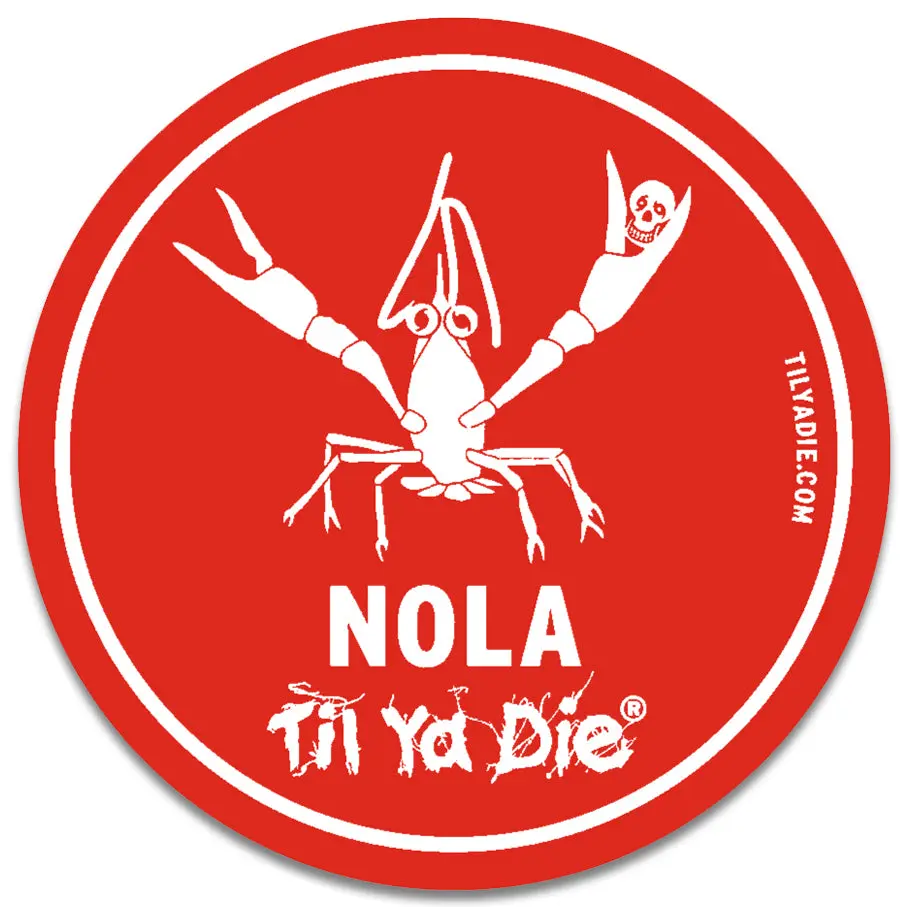 Nola Crawfish Sticker
