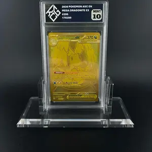 MEGA DRAGONITE EX #295 2026 Pokemon ASC EN Mint 10 Cert# 178280 Charizard X Ultra Premium Trading Card