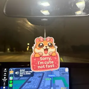 Black Ice Original Design Car Air Freshener Long Lasting Fragrance Lightweight Easy To Hang Fits All Cars Rearview Mirror Aesthetic Interior Decor Gift For Car Lovers