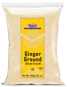 Rani Ginger (Adarak) Powder Ground, Spice 14oz (400g) ~ Natural | Vegan | Gluten Friendly | NON-GMO | Kosher | Indian Origin