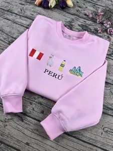 Perú Embroidery Sweatshirt - Hoodie in Peruvian Embroidery, Comfortable Fit, Versatile Style, Ideal for Any Occasion