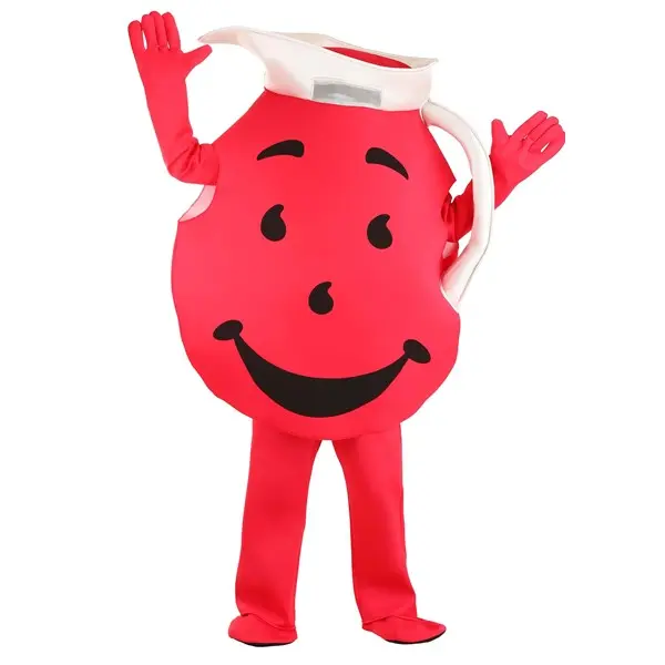 HalloweenCostumes Kool-Aid Men's Deluxe Costume, Menswear Clothes with Mesh Top and Mesh Pants for Special Occasions