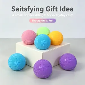 Fuzz Ball Squishy Stress Relief Toy, Maltose Slow-Rising or Tofu Soft Fast-Rising Squeeze Ball, Soft Stretchy Sensory Fidget Toy, Cute Collectible Desk Toy for Kids and Adults
