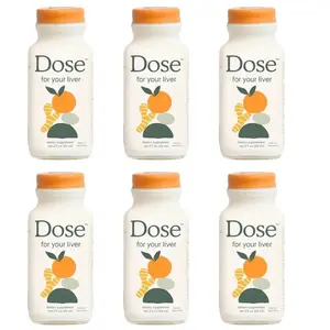 Dose Liver Support Shot 2oz – Curcumin & Dandelion Wellness Drink Supplement, gift for him and her, couple gift
