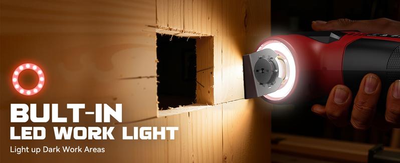 Cordless Oscillating Tool Compatible with Milwaukee 18V Battery (NO BATTERY!!), 6 Variable Speed Brushless-Motor, multi tool kit for Cutting Wood Nails Remove Grout & Sanding Cordless Oscillating Tool Compatible with Milwaukee 18V Battery (NO BATTERY!!), 6 Variable Speed Brushless-Motor, multi tool kit for Cutting Wood Nails Remove Grout & Sanding