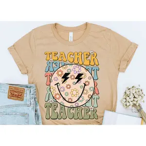 Retro Teacher DTF Transfer DTF2246