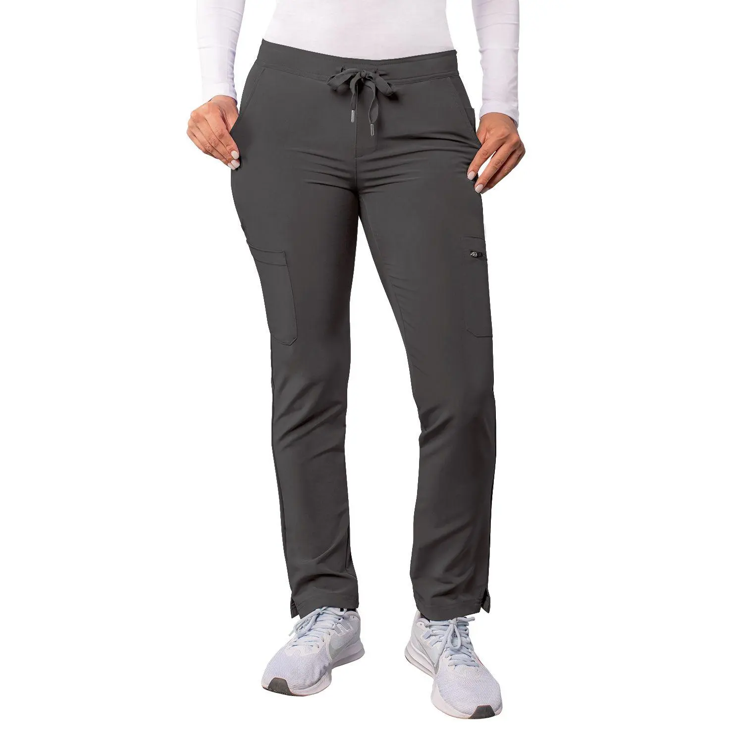 Addition Women's Skinny Leg Cargo Pant  by Adar (Petite) XXS-3XL / PEWTER