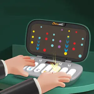 Mini Piano Toy, Portable Rhythm Master, Electric Music Game Machine, Unisex Kids Gift for Christmas Halloween New Year Birthday