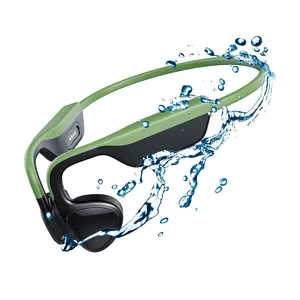x19 open bone conduction, Bluetooth headset comfortable for long wear without pain, sweat-resistant and Water Proof design for running and fitness, long-lasting music bone conduction headphones Waterproof Headphones