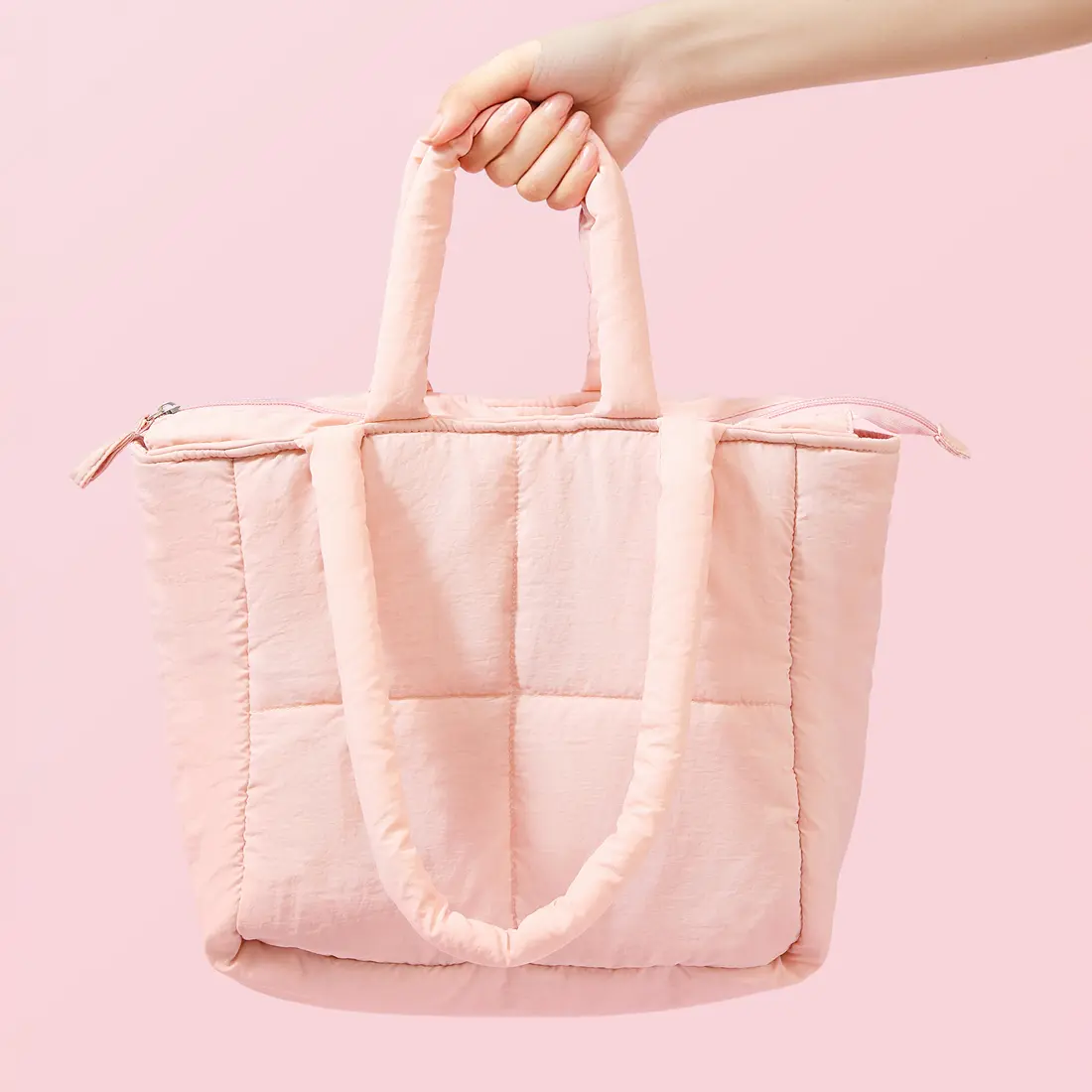 MINISO AIR Series Toast Shoulder Bag | Soft Large Capacity Tote Bag for School, Travel, Shopping & Daily Use, Back To School