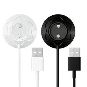 2PCS 12MM Rose Charger Replacement,Magnetic Charging Cables, 2.7FT Replacement DC Charger Cable for Devices with USB Adapter