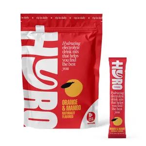 HYRO Electrolyte Powder Drink Mix, Sugar Free Daily Hydration Packets with Magnesium, Potassium & Vitamin C, Hydrating Electrolytes and Minerals, Keto and Vegan, 15 Count