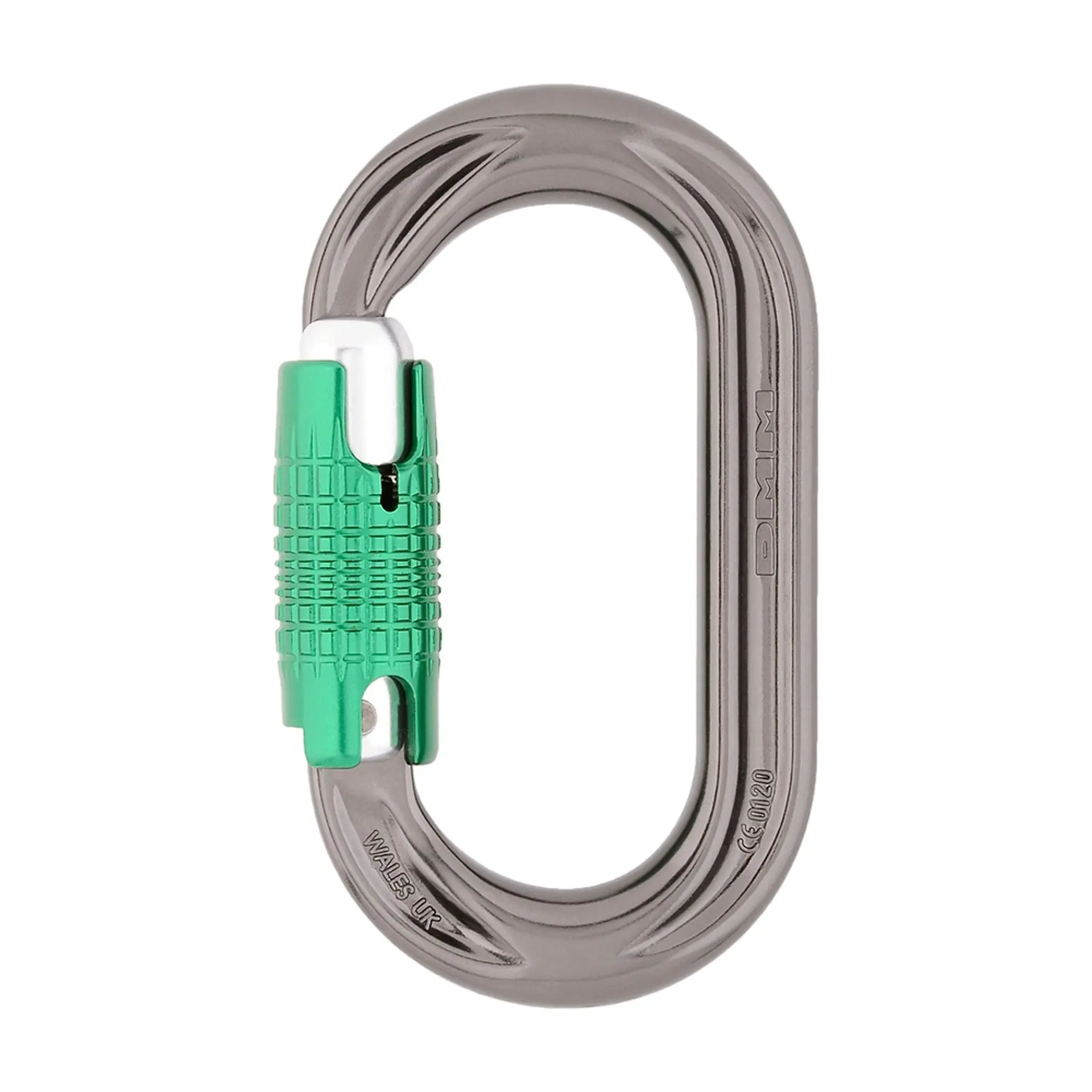 DMM PerfectO Locksafe Carabiner for Rock Climbing - Compact, EN-Standard, Snag-Proof Gate, True-Oval Shape
