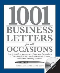 USED-1001 Business Letters for All Occasions: From Interoffice Memos and Employee Evaluations to Company Policies and Business Invitations - Templates for Every Situation by Corey Sandler (Paperback)