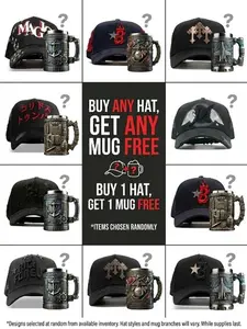 Buy 1 Streetwear Cap Get 1 Military Mug Free – Barbas Hats & 31 Hats