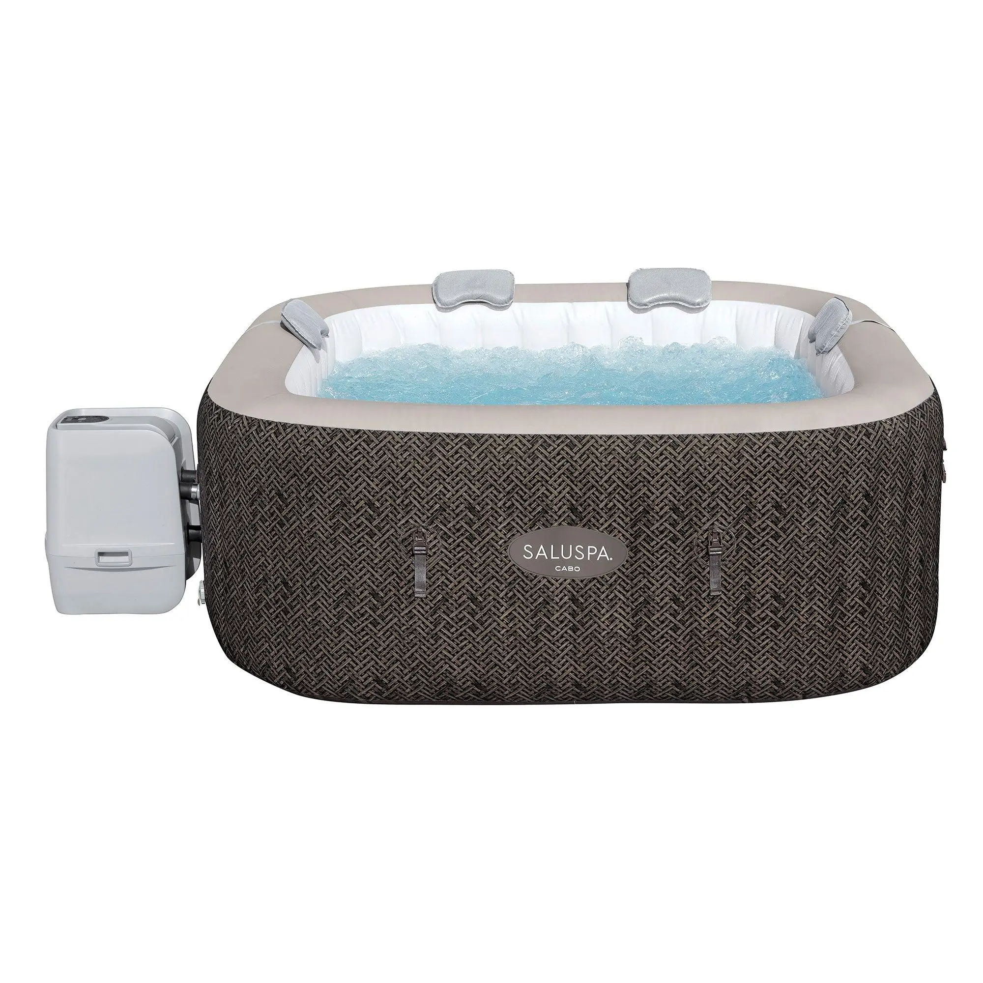 Bestway SaluSpa AirJet Inflatable Square Hot Tub with Soothing Jets Bestway SaluSpa AirJet Inflatable Square Hot Tub with Soothing Jets
