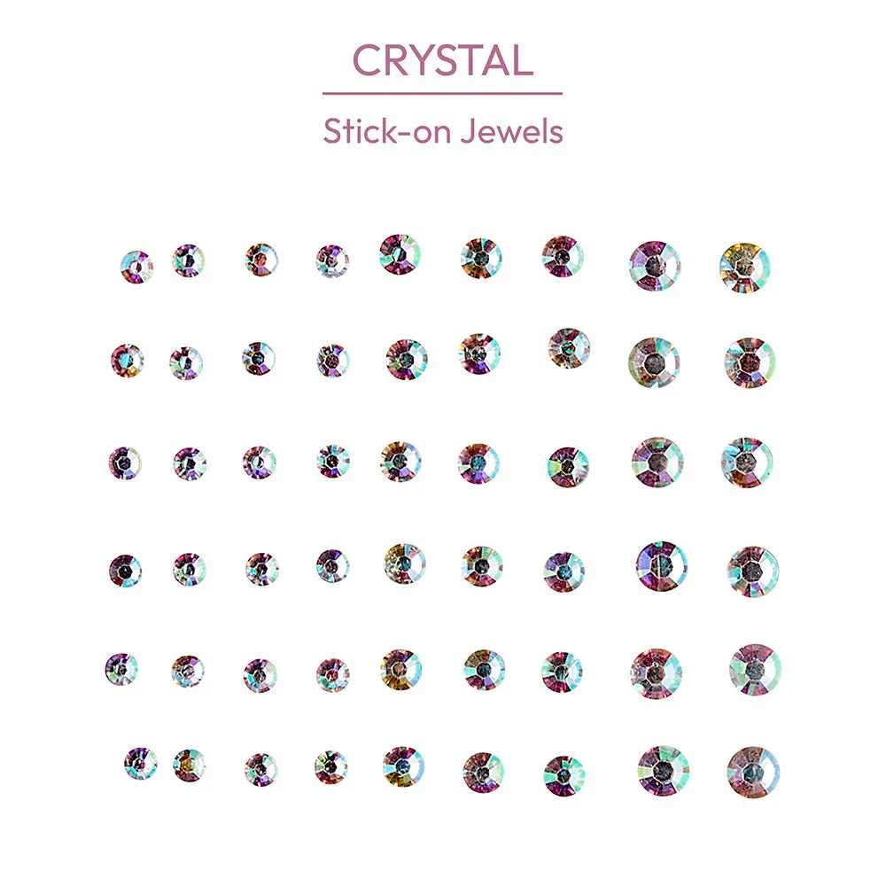 Gold Finger Crystal Stick-On Jewels