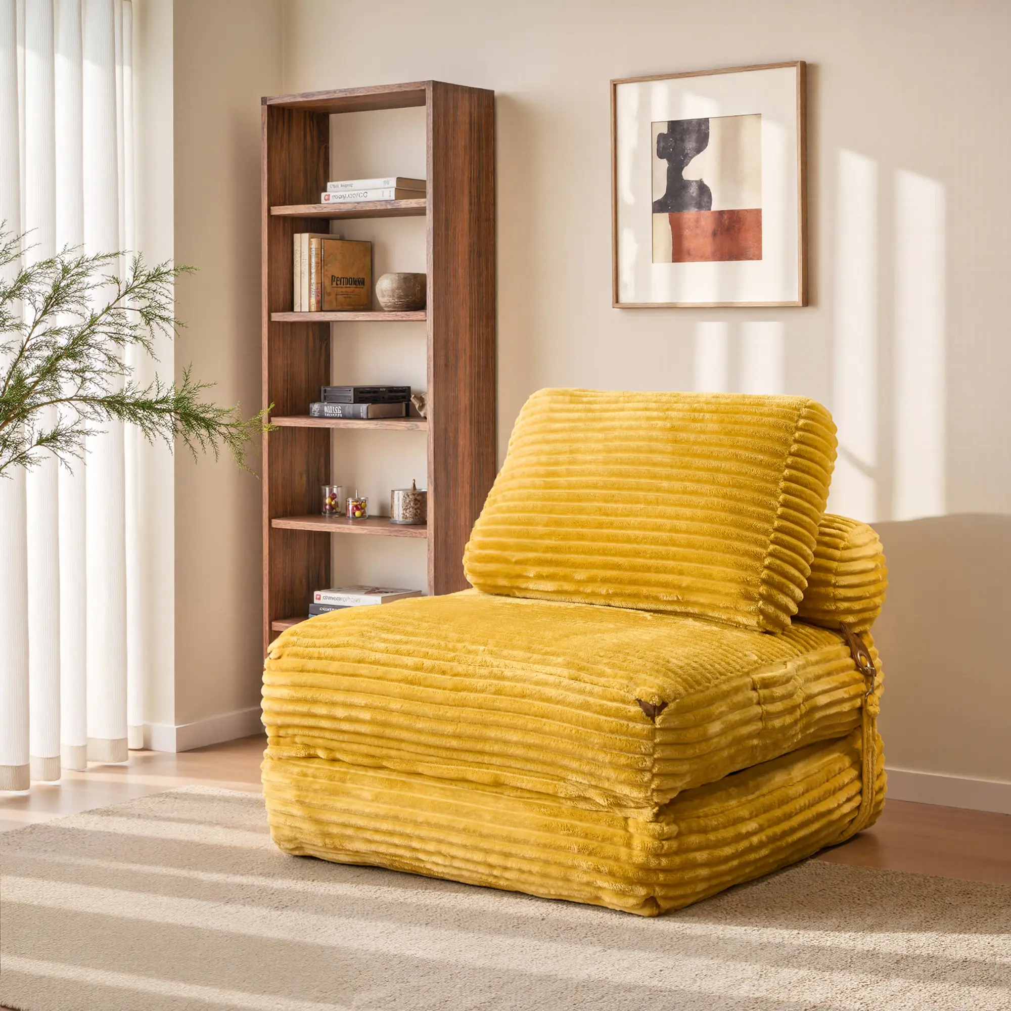 Yellow Plush Corduroy