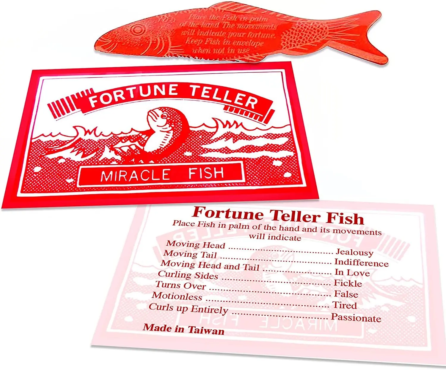 Large 3.5" Mood Fortune Teller Fish - Set of 72 - Cool Novelty Toy for Kids and Adults - Fun Science Learning Aid - Christmas Party Cracker Toy, Birthday Party Favor