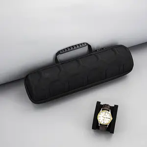5-Slot Hard Watch Travel Case, Watch Display Storage Box, Large Capacity Hard Shell Storage Box, Suitable for Most Watches