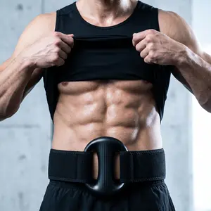 YXD18 mini muscle training fascia ring, 2026 new model with 12 mode changes, upgraded adjustable straps, fits waist up to 55 inches, suitable for relaxing waist and back muscle training.