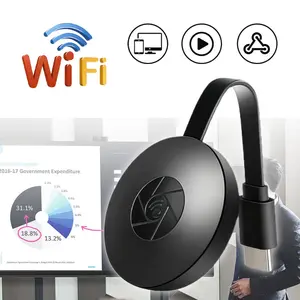 HD 1080P Wireless WIFI Screen Projector TV Monitor Portable Mobile Phone Connection TV Monitor Horizontal and Vertical Screen Projection Connector