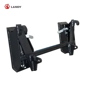 LANDY Skid Steer Quick Attach Adapter Plate Convert Bucket Attachments Universal Loader Mount System Heavy Duty Steel