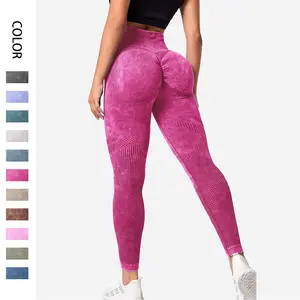 High Waist Hip Lifting Hollow Design Seamless Leggings