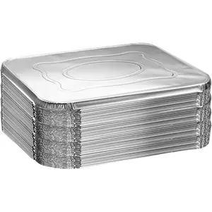 9x13  Pan  Only - 50 Pack | Disposable Foil Pan Covers for Catering, Baking,  Storage, Meal Prep, and Takeout