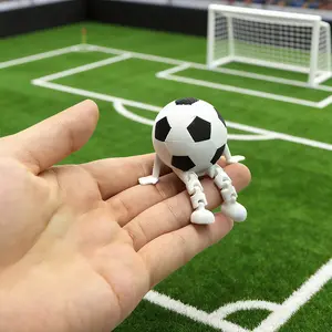 3D Printed Soccor 3D Printed Ball Ornament Desk Accessories Home Decor 2026 Soccer Game Gifts Funny Party Favors