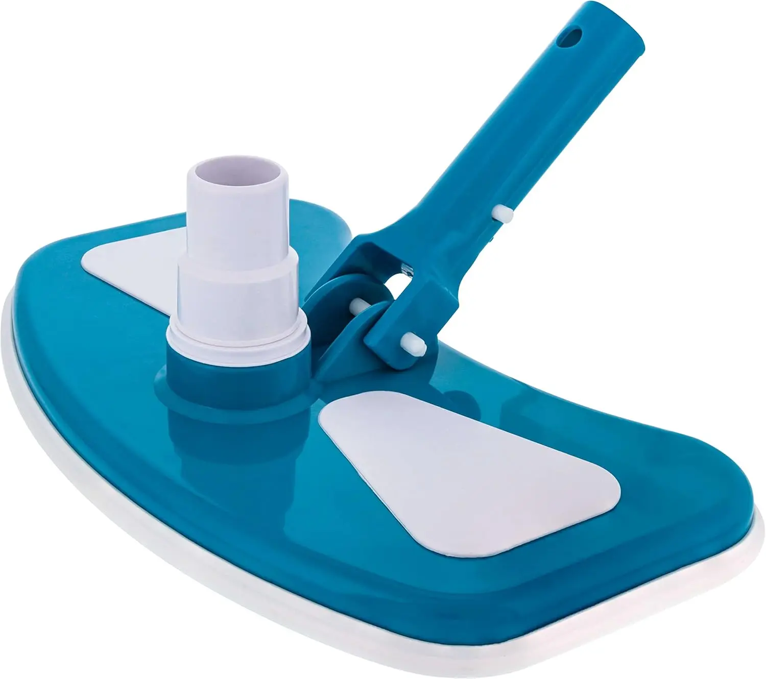 12" Deluxe Weighted Butterfly  Vacuum , Swivel Hose Connection, Pole Handle, Protection Bumper - Clean Debris Above Ground & In-Ground Swimming s, Spas  Vinyl Liner Safe