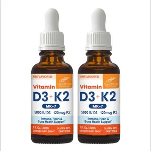 【Sandhus】Vitamin D3K2 liquid drops Healthcare Supplement Edible Fitness