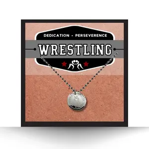 Wrestling Gift for Him | Wrestling Necklace for Men or Boys