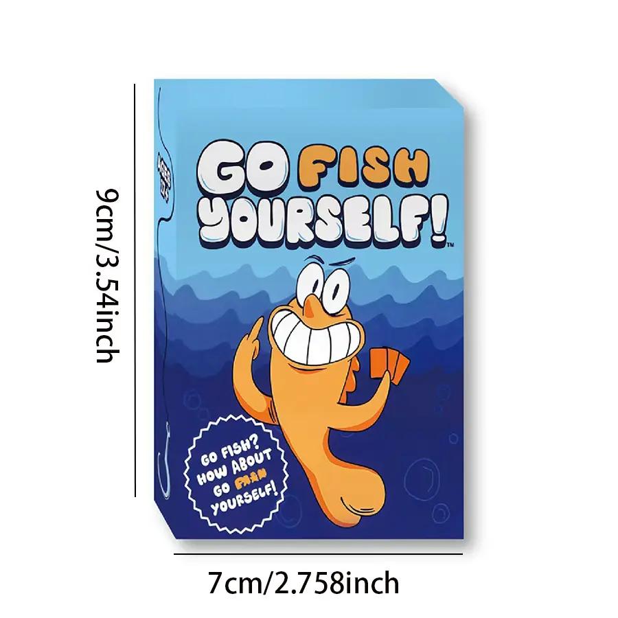 Go F*** Yourself Adult Card Game - Hilarious Party Game for 3-10 Players - 52 Cards - Quick Easy Setup